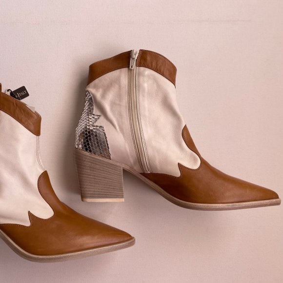 LAURA BELLARIVA Frida Leather TEX Cowboy Boots - Picture 7 of 9